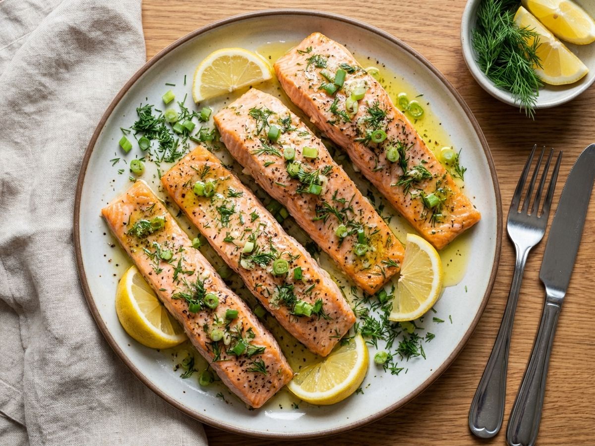 Baked Salmon (Lemon-Dill)