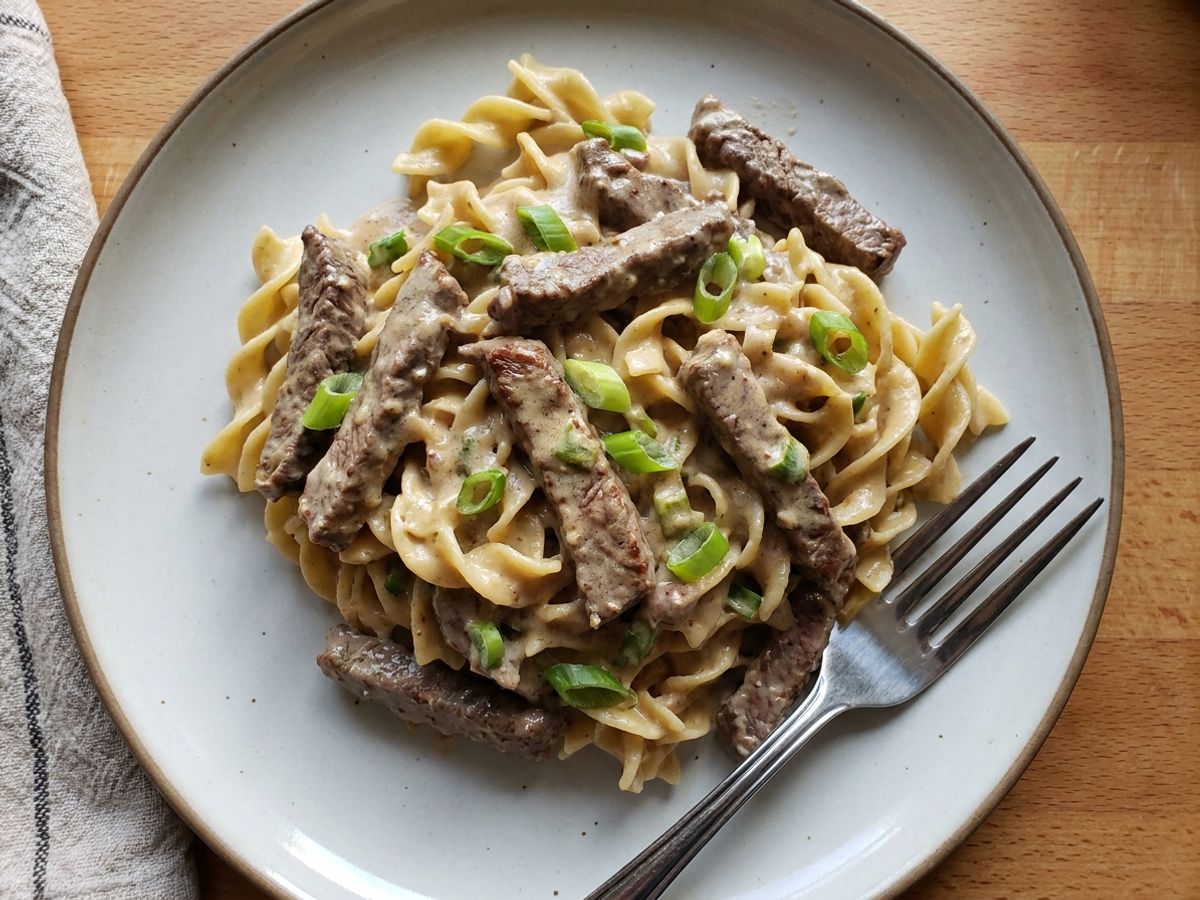 Beef Stroganoff
