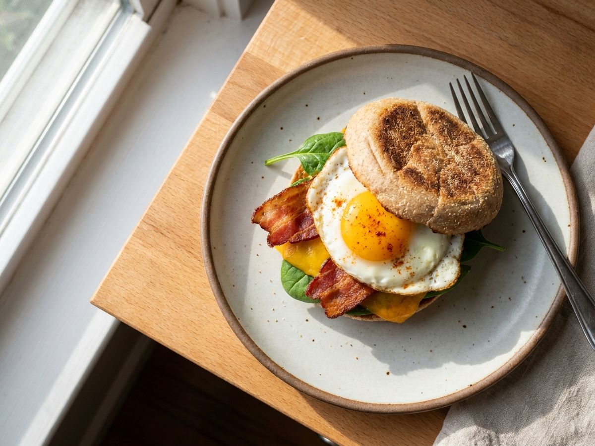 Breakfast Sandwich (Egg & Cheese)