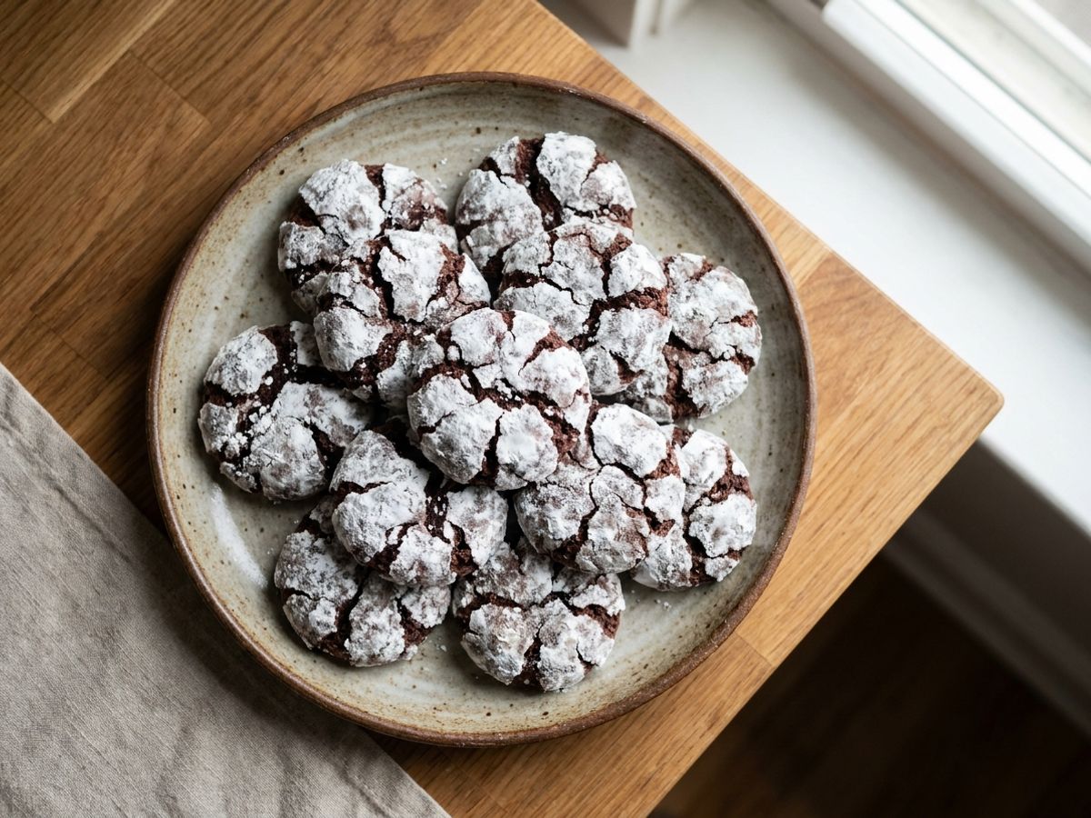 Chocolate Crinkle Cookies