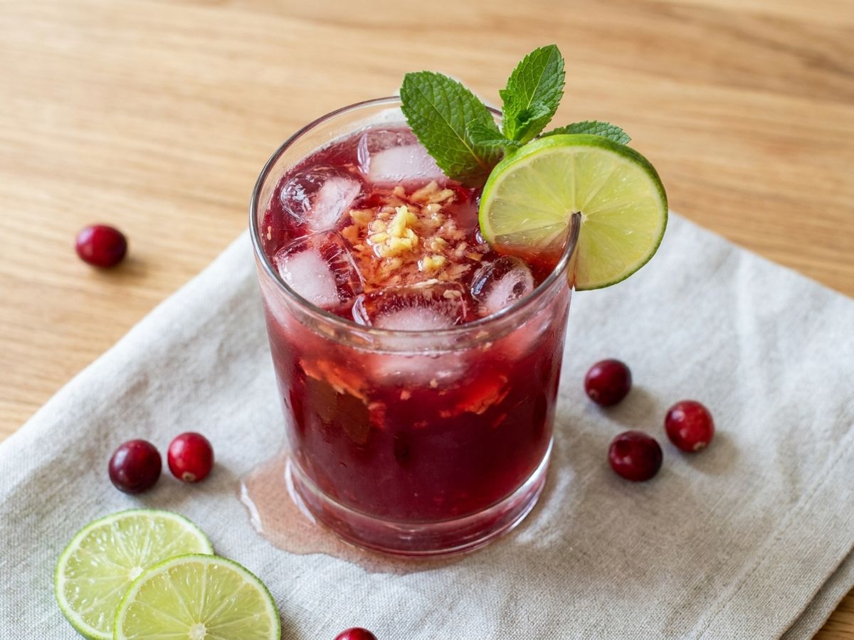 Cranberry Ginger Mocktail