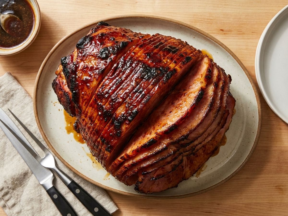 Maple-Glazed Ham