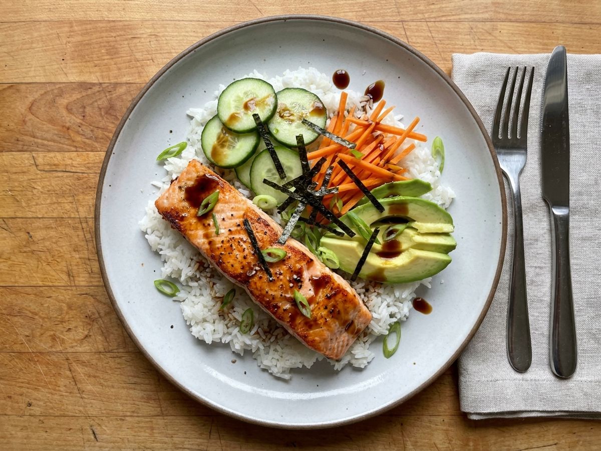 Salmon Rice Bowl