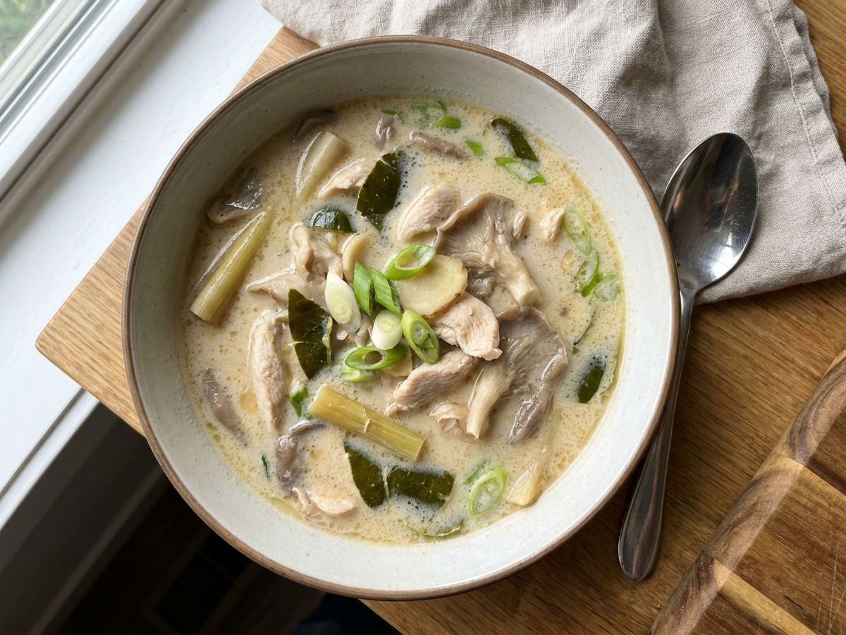 Thai Coconut Soup (Tom Kha)